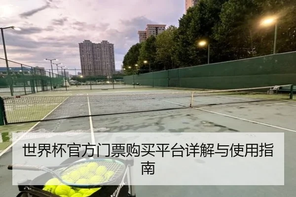 世界杯官方门票购买平台详解与使用指南 - PG
